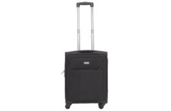 Antler Salisbury 4 Wheel Soft Cabin Suitcase – Black